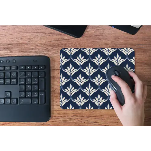 Modern - Ontwerp - Blauw muismat rubber klein 262 -toetsenbord