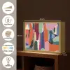 Vormen - Ritmisch - Kleuren - Abstract Light Box met batterij (Wandlamp) middel -USP_websiteoverzichtNL