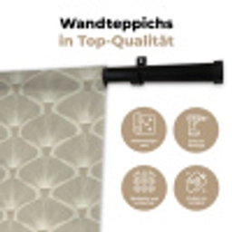 Paneel - Ginkgo - Zand Wandkleed katoen klein 269 -tsfeer2_DE