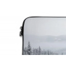Rivier - Bevroren - Landschap - Winter laptophoes neopreen klein -detail