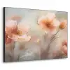 Bloemen - Pastel - Kunst - Klaprozen - Watercolor Textielframe - compleet frame klein -3d