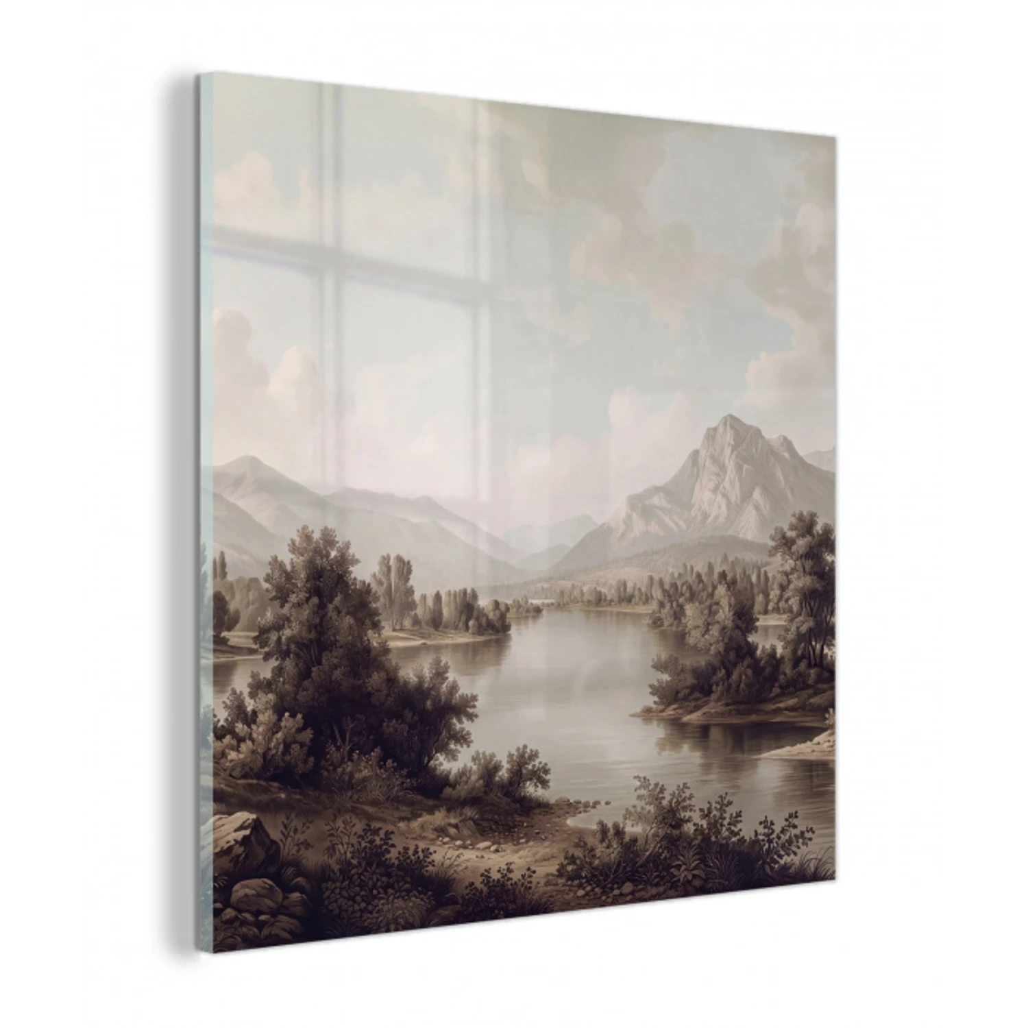 Klassiek - Landschap - Sereen plexiglas 5mm klein -z3d