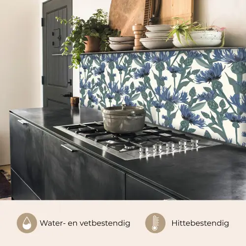 Patronen - Korenbloem - Natuur - Plant keuken achterwand 2 middel 871 -usp_NL