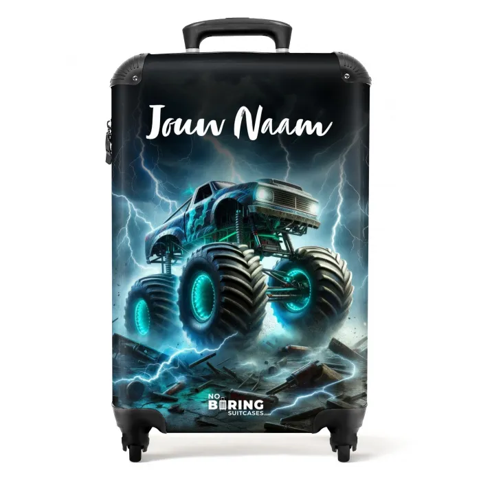 Thunder Wheels NBS - Handbagage koffer - Kinderen Unisex middel -productfoto_recht