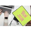 Groen - Roze bonjour - art-deco laptophoes neopreen klein -bureau