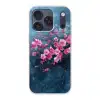 Bloem - Bloesems - Roze - Abstract Telefoonhoesje iPhone 17 Pro klein -3d