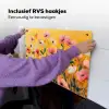 Bloemen - Veld - Geel Inductie beschemer met haakjes klein -ky-ophangen-nl