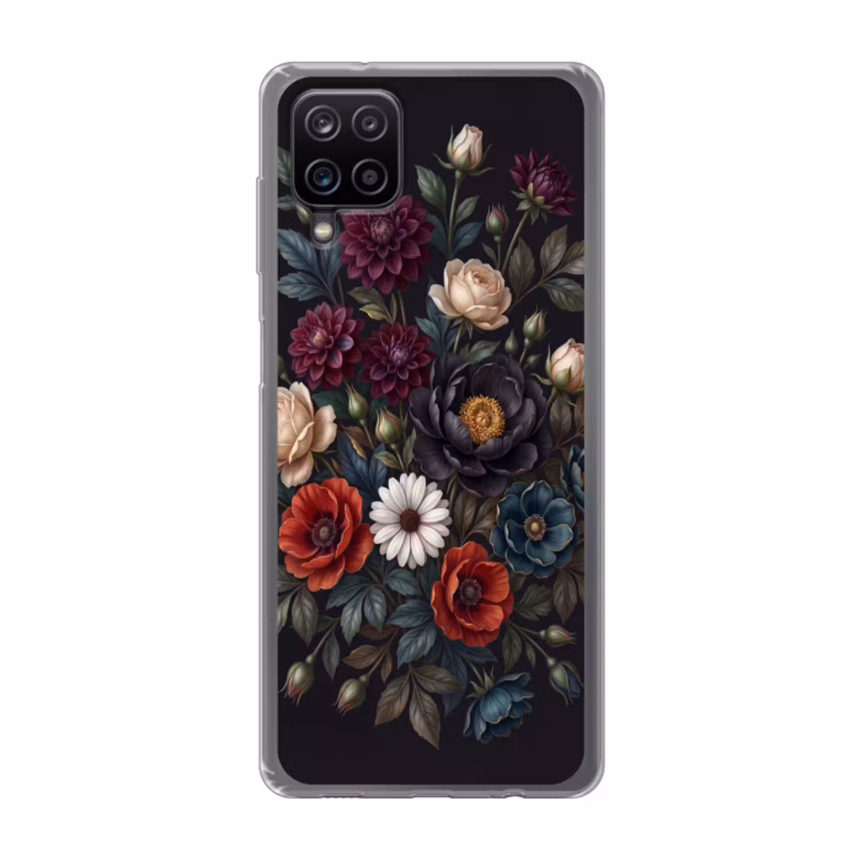 Bloemen - Boeket - Natuur - Klassiek - Weelderig Telefoonhoesje Samsung Galaxy A12 klein -3d