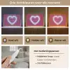 I liked it so it's mine - Neon hart - Roze Light Box met kabel (Tafellamp) klein -USP_lichtkleurNL