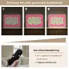 Grateful - Groen - Grafisch - Vloeiend Light Box met batterij (Wandlamp) middel -USP_dimbaarNL