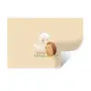 Alpaca - Egel - Bruin - Knuffelen Muursticker klein -3d