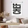 Chef - Japandi - Decoratie - Vintage Wandkleed katoen klein -sfeer1