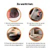 Bloemen - Koffie - Raam Inductie beschermer vinyl 3mm klein -zzzzzzz-td-werking