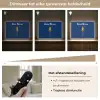 Raket - Blauw - Sterren Light Box met batterij (Wandlamp kind) middel -USP_dimbaarNL