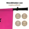 Minimalistisch - Oog - Roze Wandkleed katoen klein -sfeer2