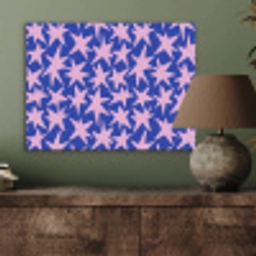 Modern - Sterren - Blauw PET vilt klein 837 -sfeer2