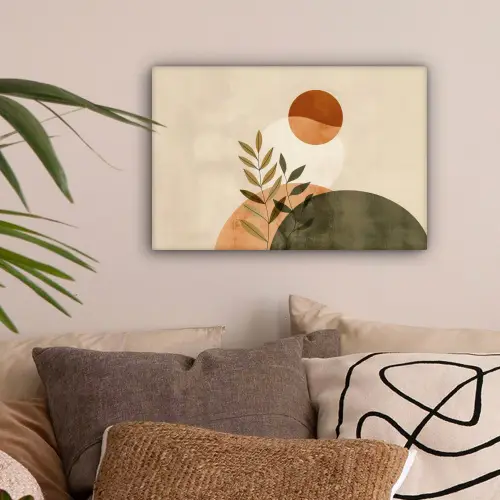 Takken - Vormen - Abstract canvas 2cm klein -sfeer1