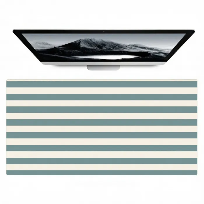 Strepen - Modern - Blauw Muismat XXL klein 681 -zzz3d