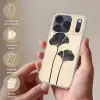 Bladeren - Minimalistisch - Zwart Telefoonhoesje iPhone 17 Pro klein -sfeer3_NL