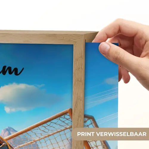 Monstertruck - Voetbal - Woestijn Light Box met batterij (Wandlamp kind) middel -USP_websiteprintNL