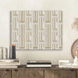 Modern - Geometrisch - Beige PET vilt klein 837 -sfeer1