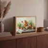 Potten - Kruiden - Hout Light Box met batterij (Wandlamp) middel -sfeer2
