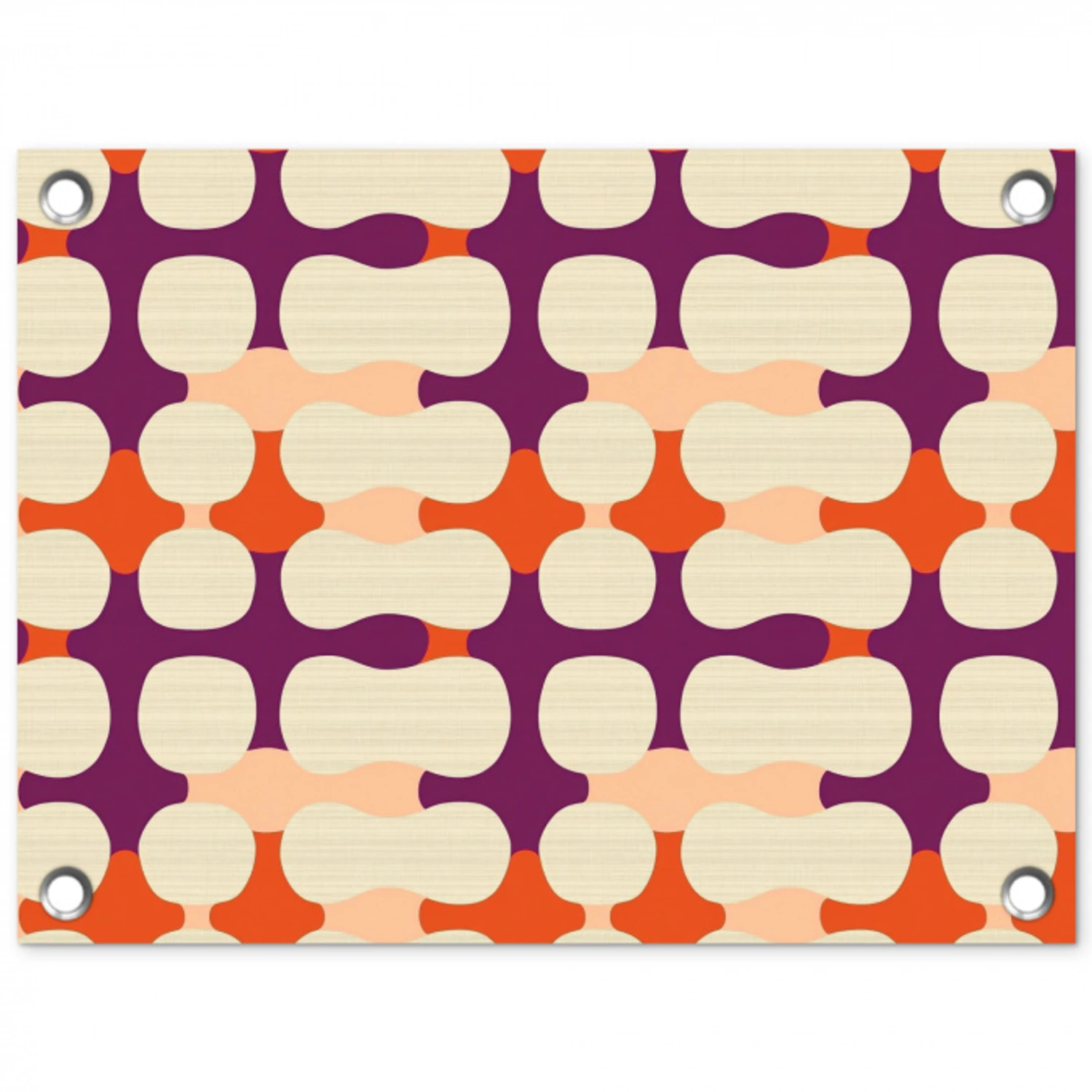 Modern - Patroon - Kleurrijk tuinposter los doek klein 239 -3d