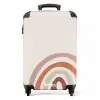 Ruwe regenboog naturel NBS - Handbagage koffer - Unisex middel -productfoto_recht