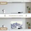 Rustiek - Landgoed - Blauw keuken achterwand spatscherm klein -voor_na_FR