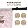 Koeienprint - Roze - Cowboy - Horse Wandkleed katoen klein -tsfeer2_DE