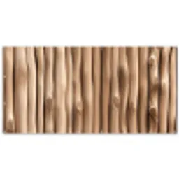 Hout - Stam - Lichtbruin Balkonbeschermer Duitsland klein -zz_3d