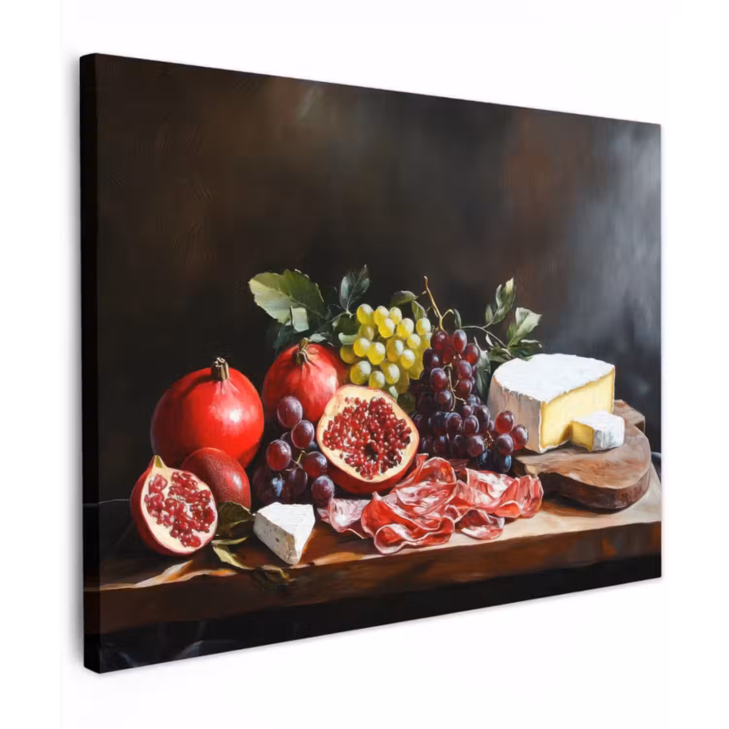 Canvas schilderij - Borrelplank - Stilleven - Vintage