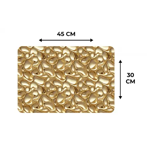 Abstract - Modern - Goud Placemat vinyl groot 368 -specs