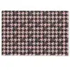 Plaid - Patroon - Zwart - Roze Deurmat klein 898 -zkaufland3d