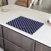 Oceaan - Schelp - Blauw - Wit Inductie beschermer vinyl 3mm klein 276 -sfeer8