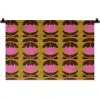 Abstract - Bloemen - Roze Wandkleed katoen klein 269 -zz3d