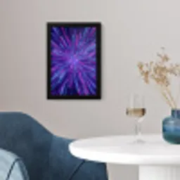 Dynamisch - Ruimte - Kleurrijk fotolijst zwart zonder passe partout klein -sfeer4