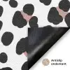 Vlekken - Zwart - Onregelmatig - Luipaard Deurmat klein 898 -antislip_NL