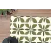 Botanisch - Retro - Groen muismat rubber klein 262 -closeup