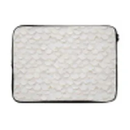 Schubben - Wit - Elegant laptophoes neopreen klein 279 -3d