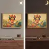 Vrouwelijk - Bloemen - Sieraden Light Box met batterij (Wandlamp) middel -sfeer3