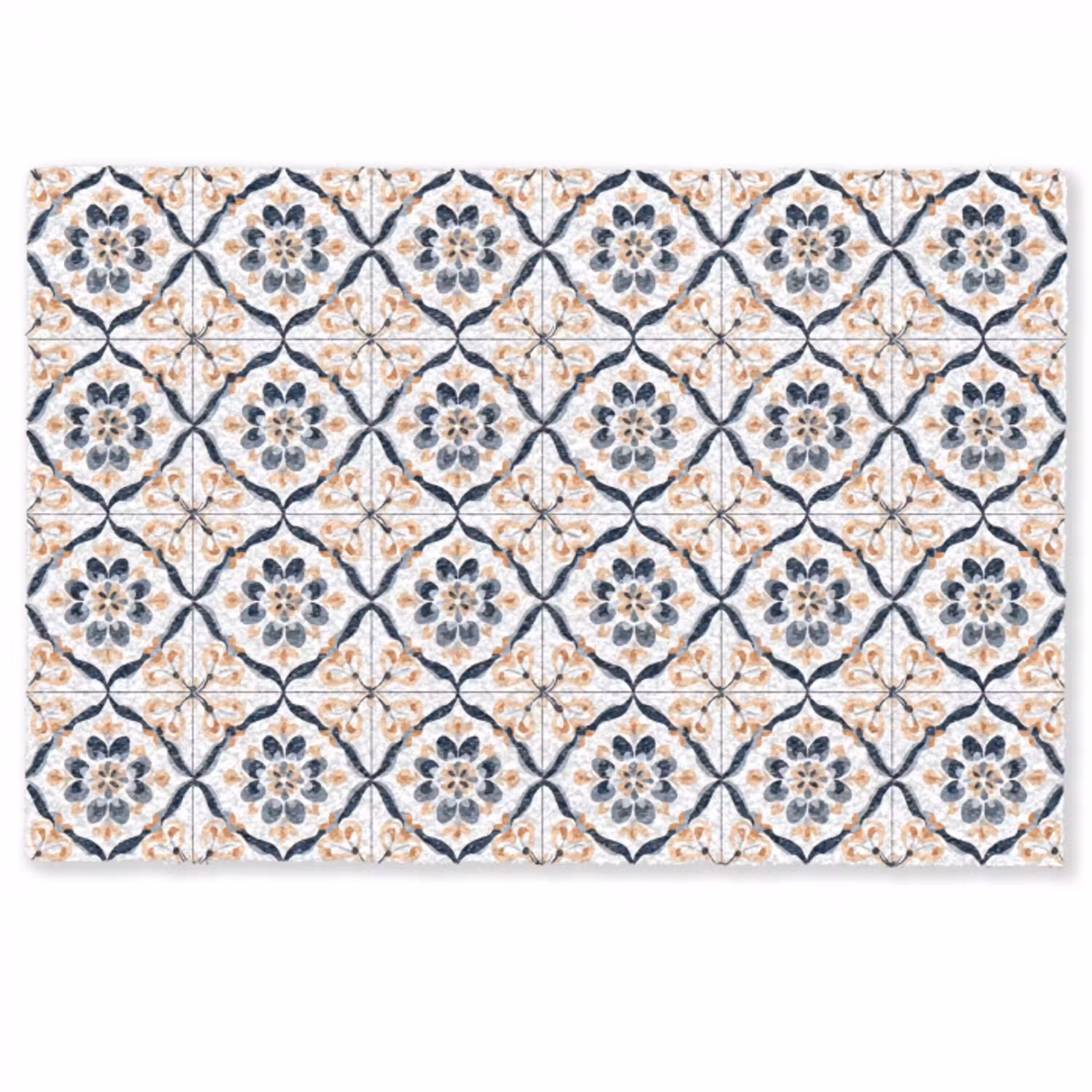 Bladvorm - Patroon - Kleurrijk Deurmat klein 898 -zkaufland3d