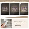 Goud - Paars - Marmer Light Box met kabel (Tafellamp) klein -USP_dimbaarNL