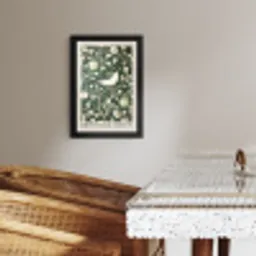 Groen - Vogel  - Bloemen KitchenYeah - Keuken - Fotolijst klein -sfeer3