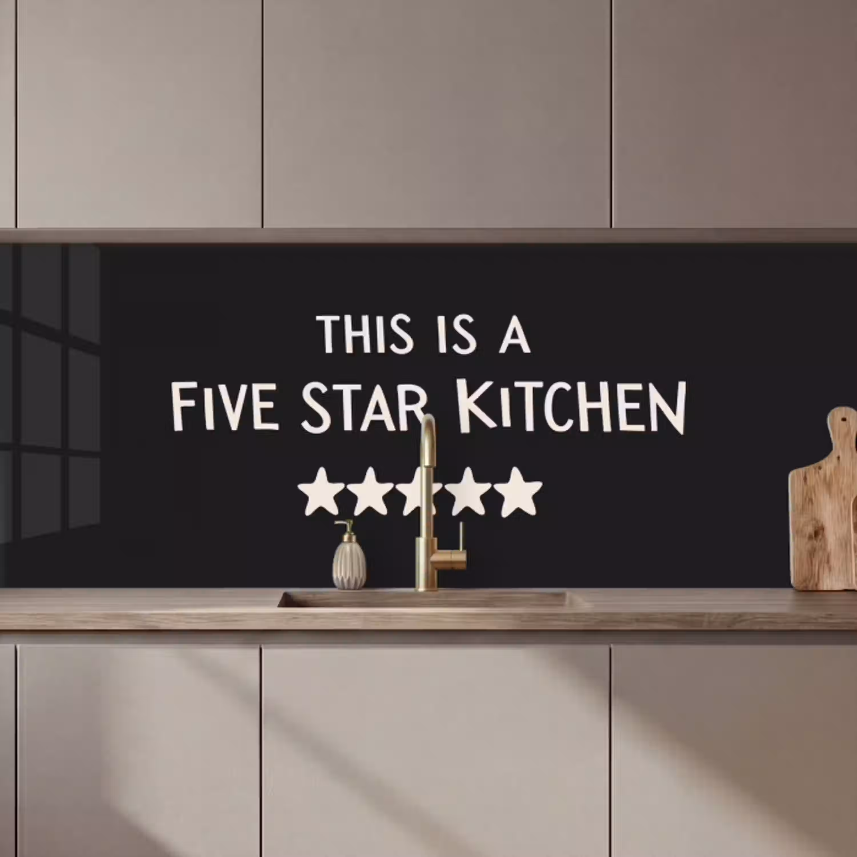 This is a five star kitchen keuken achterwand 2 middel zz_3dshopping