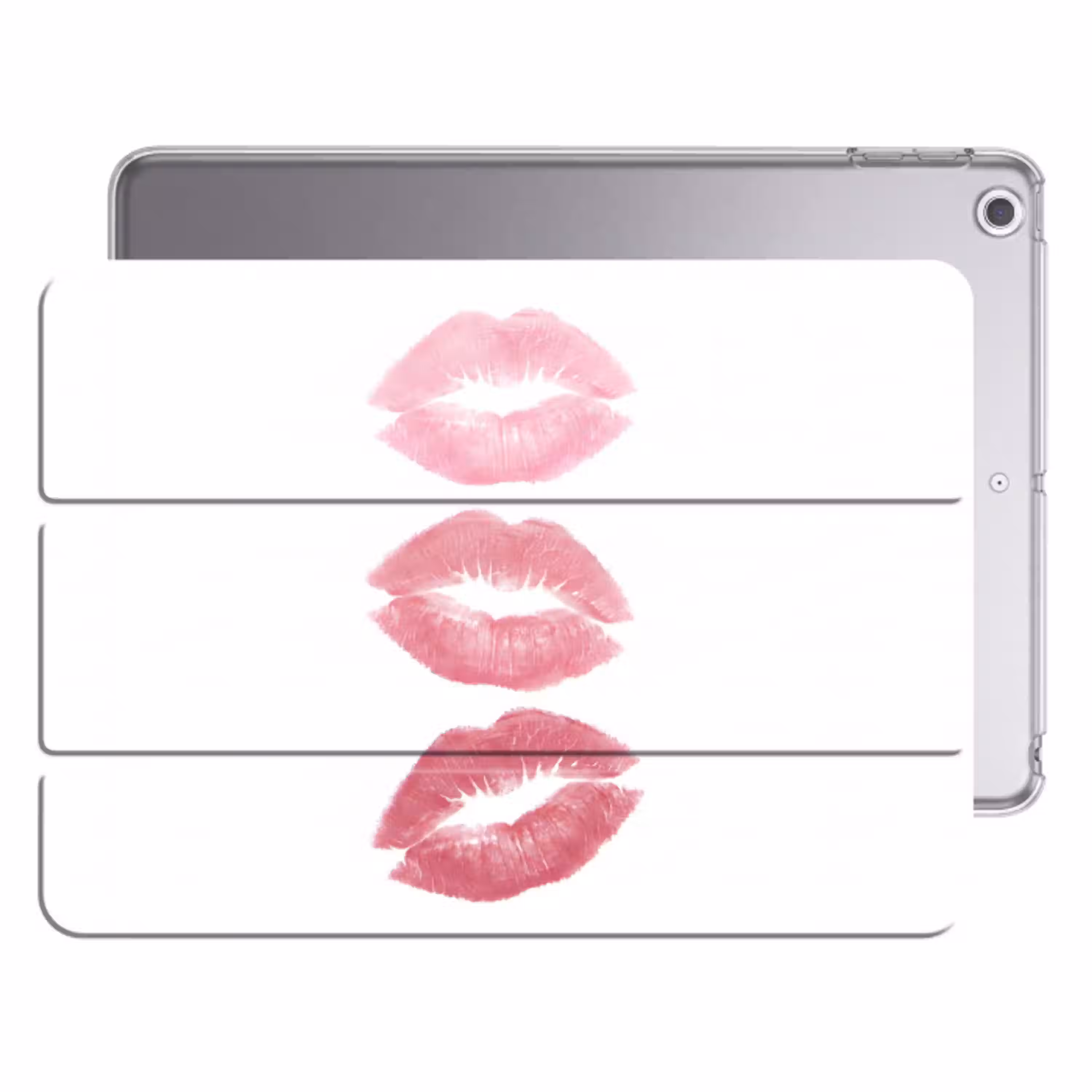 Lippen - Kusafdruk - Roze - Modern - Abstract Apple iPad 2017 middel -threedimensional_3d_global