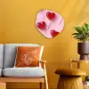 Lollies - Hartjes - Roze Wandcirkel Organisch Forex 3mm klein -sfeer4