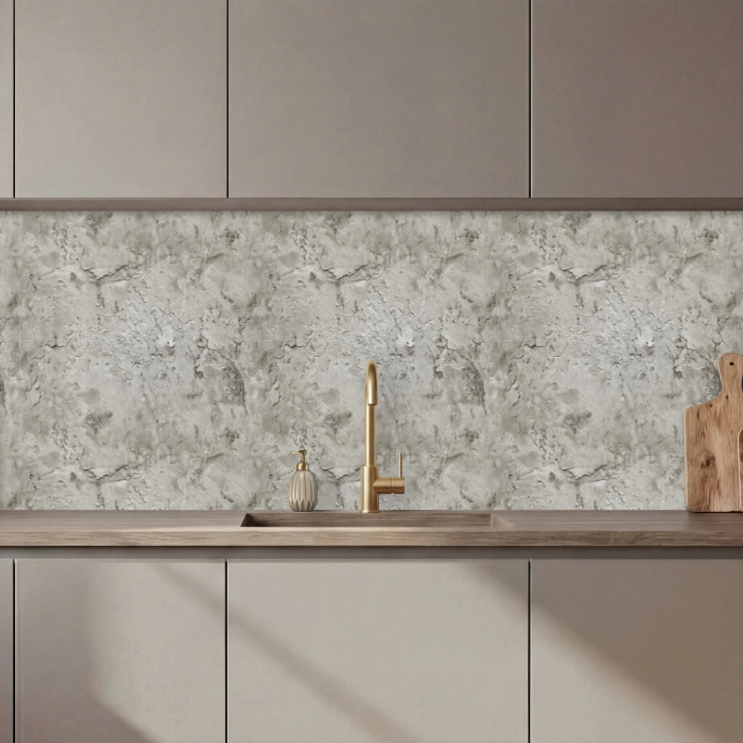 Beton  - Grijs - Muur keuken achterwand 2 middel 871 zz_3dshopping