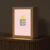 Blah - Bliksem - Roze Light Box met kabel (Tafellamp) klein -z3d_website