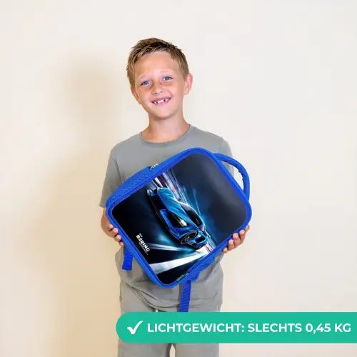 Blauwe blitz Kinderrugzak - Blauw middel -sfeer1_NL